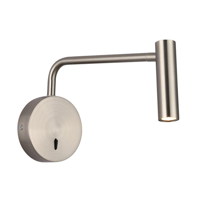 elevenpast Wall Light Silver Tenesse Adjustable Aluminium LED Wall Light Black | White | Gold | Silver WB380 SATIN 6007226088113