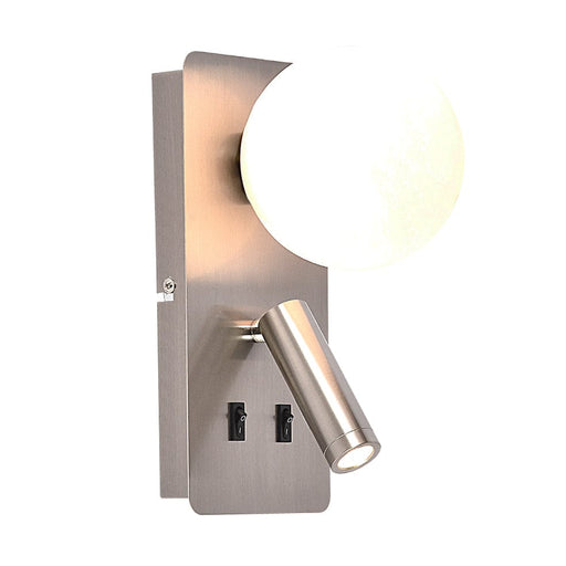 elevenpast Wall light Satin Trinity Metal Wall Light | Black, Antique or Satin WB401/2 SATIN 6007226084757