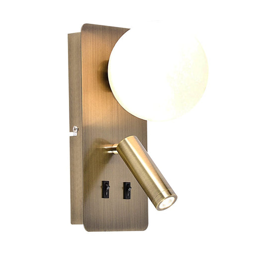 elevenpast Wall light Antique Trinity Metal Wall Light | Black, Antique or Satin WB402/2 ANTIQUE 6007226084764