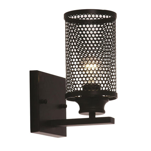 elevenpast Wall Light ForgeMesh Metal Wall Light - Black WB487/1 BLACK 6007226060188