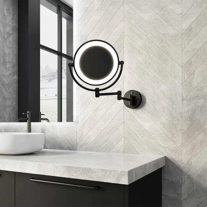 elevenpast led wall mirror Void Black LED Vanity Mirror WB801 BLACK 6007226088779