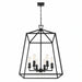 elevenpast pendant light Black Cage Pendant Light – XL 6 Light WE-KLCH-392