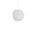 elevenpast Pendant XSmall Woven Ball Resin Pendant Light White WFBL001W