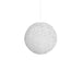 elevenpast Pendant Medium Woven Ball Resin Pendant Light White WFBL003W