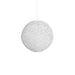 elevenpast Pendant Medium Large Woven Ball Resin Pendant Light White WFBL004W