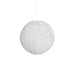 elevenpast Pendant Large Woven Ball Resin Pendant Light White WFBL005W