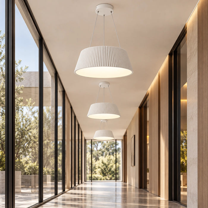 3 CCT LED Pendant Light – Matt Black | Grey | White