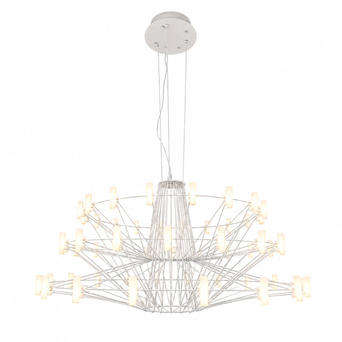 Axis Sculptural LED Pendant Light – Black or White