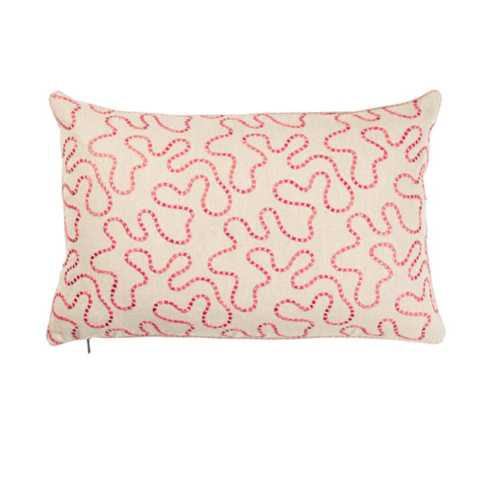 Hertex Haus Scatter Cushions Linen Wiggle Scatter Cushion Lapis | Linen WIGGLESCATTERLINEN
