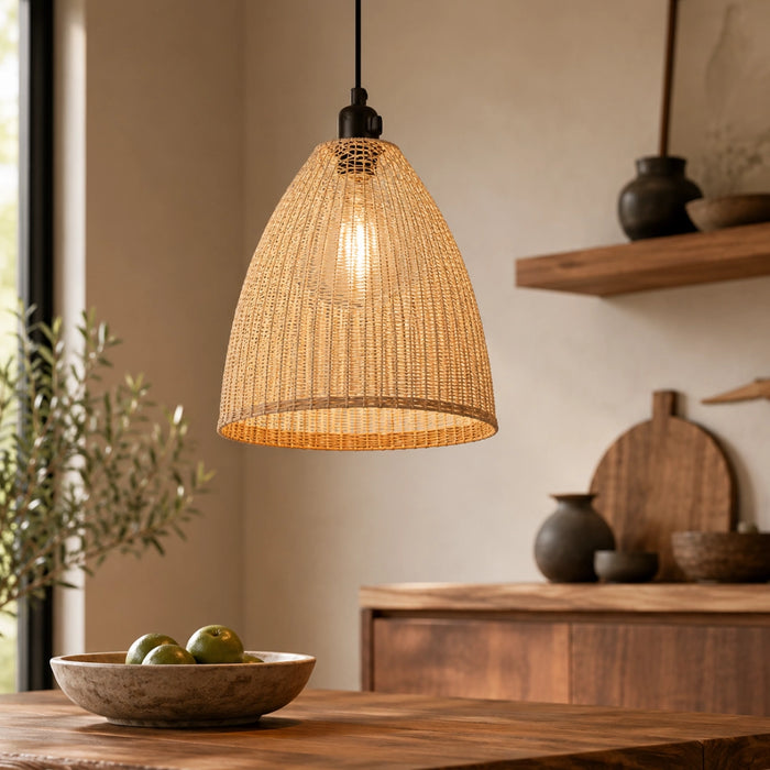 Winslow Woven Pendant Light – Natural