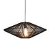 elevenpast Pendant UFO Rope Pendant Light Black WRGD009