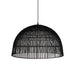 elevenpast pendant WOVEN DOME BLACK CORD PENDANT WRGD025