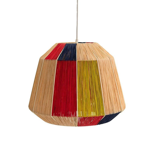 elevenpast pendant Short Bell Raffia Pendant WRGD044