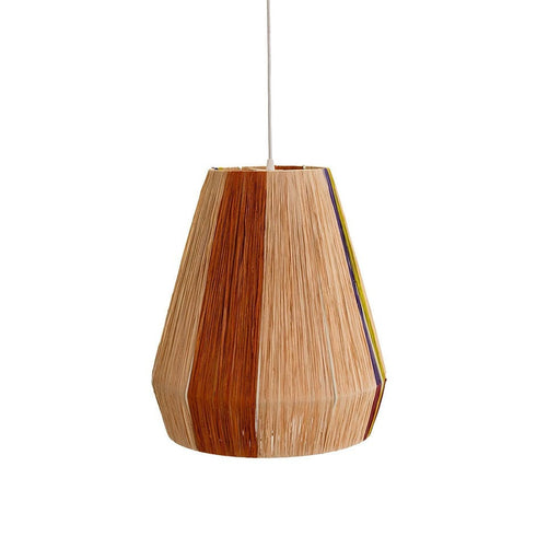 elevenpast pendant Tall Bell Raffia Pendant WRGD046