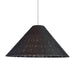 elevenpast pendant TRIPOLI WOVEN PENDANT LIGHT BLACK WRGD050