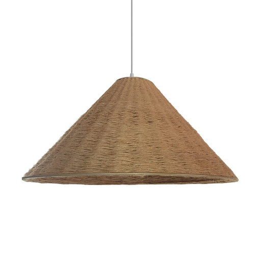 elevenpast Pendant Cone Jute Pendant Light Natural WRGD062