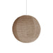 elevenpast Pendant Jute Ball Pendant Light Natural WRGD065