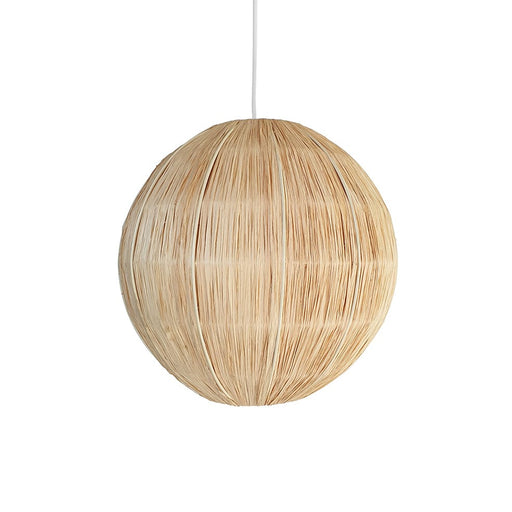 elevenpast Pendant Raffia Ball Pendant Light Natural WRGD066
