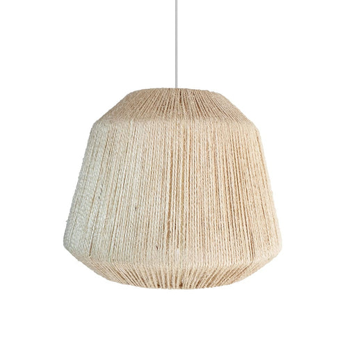 elevenpast Pendant Sisal Short Bell Pendant Light Natural WRGD067