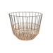elevenpast baskets Rope Metal and Jute Basket WRGD069