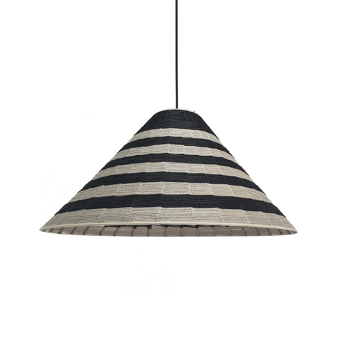 elevenpast Pendant Chad Rope Pendant Light Black Natural WRGD073