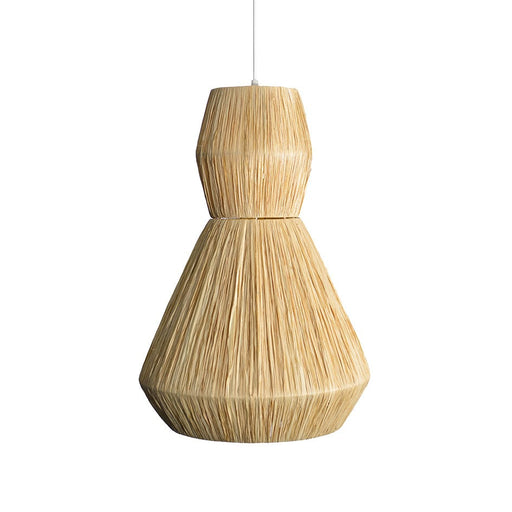 elevenpast Pendant Asanda Raffia Pendant Light Natural WRGD094