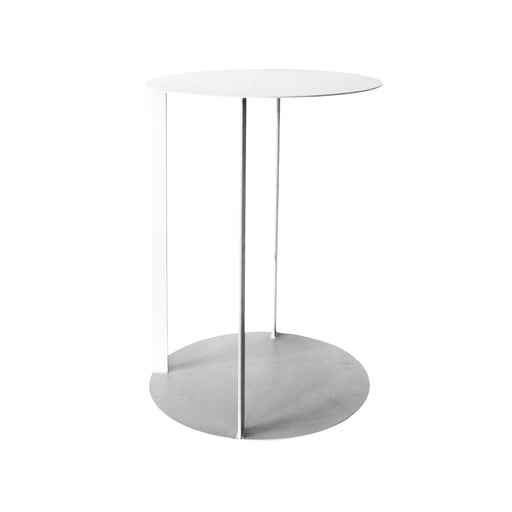 elevenpast Side Table White Sofa Arm Metal Side Table Black | White WTAB07-L