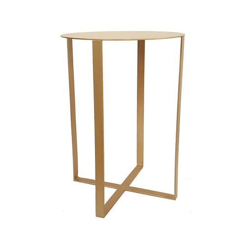 elevenpast Side Table Gold Country Metal Side Table Black | White | Gold WTAB13-L