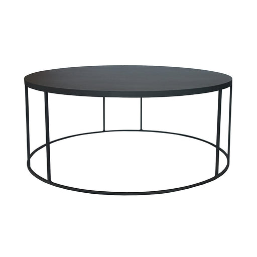 elevenpast Coffee tables Orbit Metal Round Coffee Table Black WTAB22