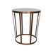 elevenpast Side Table Keg Metal Side Table Gold Bronze WTAB45