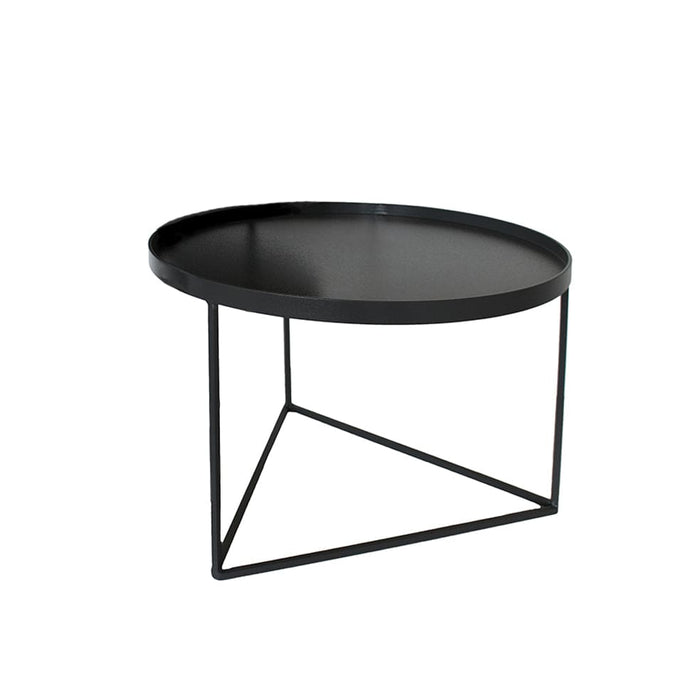 elevenpast Coffee Tables Laurel and Hardy Metal Nesting Coffee Table Set Black WTAB50|WTAB51