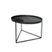 elevenpast Coffee Tables Laurel and Hardy Metal Nesting Coffee Table Set Black WTAB50|WTAB51