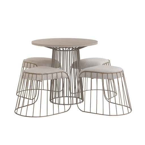 elevenpast Furniture and Decor Knight Dining Table and Chair Set WTAB75-L | WTAB76-L