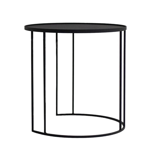 elevenpast Tables Orbit Metal Open Side Table Black WTAB77
