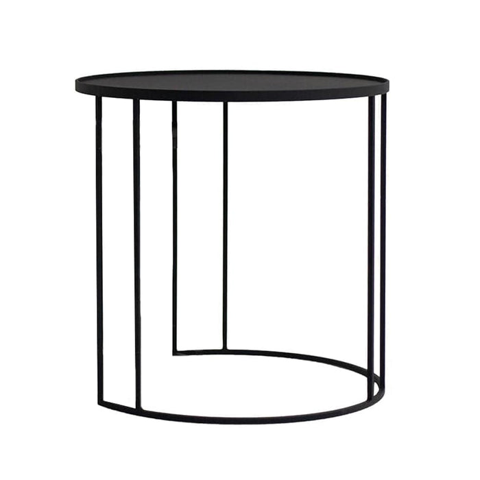 elevenpast Tables Orbit Metal Open Side Table Black WTAB77