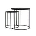 elevenpast Tables Orbit Metal Open Side Table Black WTAB77