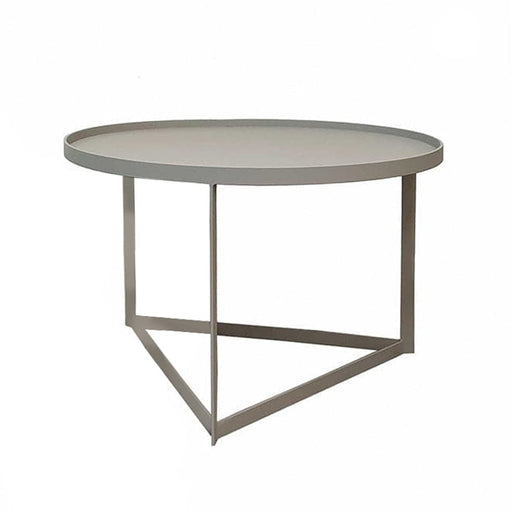 elevenpast Side Table Clyde Metal Side Table Light Grey WTAB97