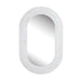 elevenpast White Willow Wave Oval Mirror WWOMWH 633710853231