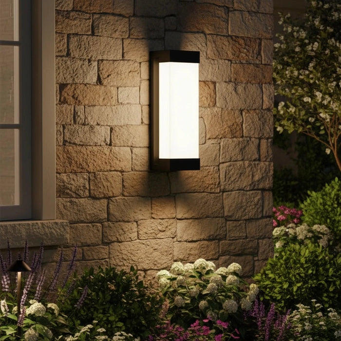 elevenpast LED wall light Monolith 3-CCT LED Outdoor Wall Light