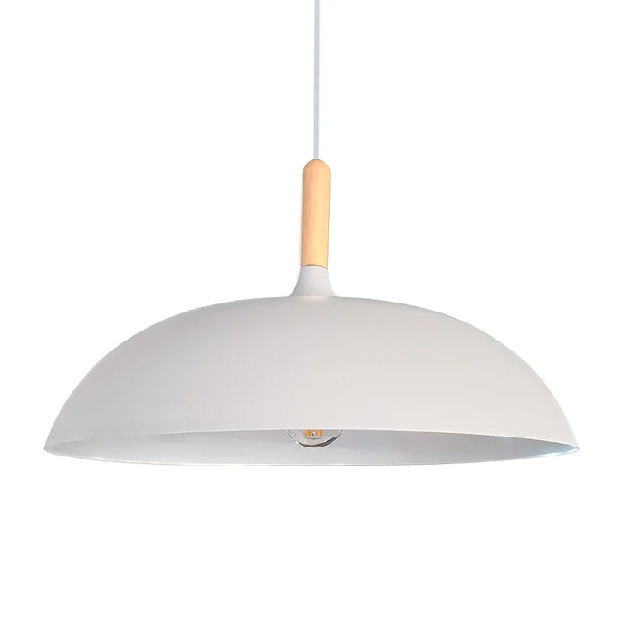 elevenpast pendant light White Dune Dome Pendant Light - White | Black | Grey Y-KLCH-6131/WH