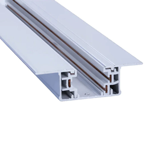 Spazio track light wire kit White / 1 Metre Recessed 3-Wire Track Lighting Rail – White | Black (1m | 1.5m | 2m | 3m) YB-3WR-TR-1/WH