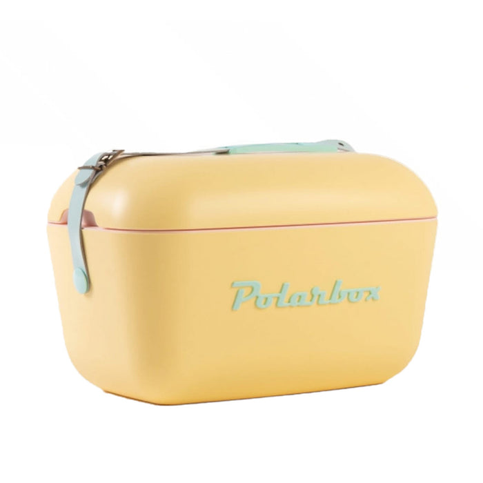 Polarbox Retro Cooler Box 20L / 12L Yellow and Cyan | elevenpast