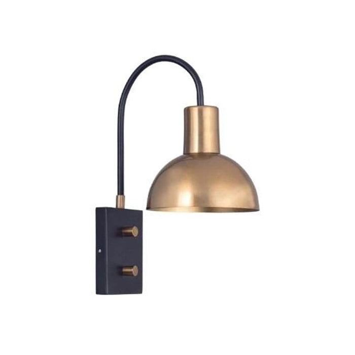 elevenpast Wall light Alfie Metal Wall Light | Gold and Black YS10063