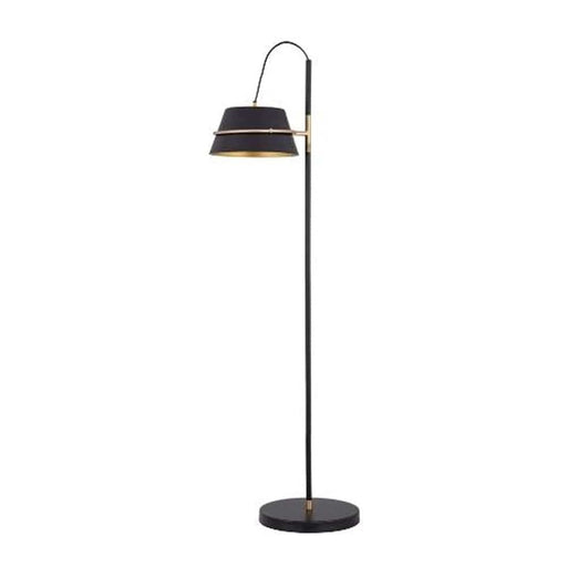 elevenpast Floor lamp Davila Metal Floor Lamp | Black and Gold YS10091