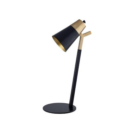 elevenpast table lamp Khan Metal Table Lamp | Black and Gold YS2081