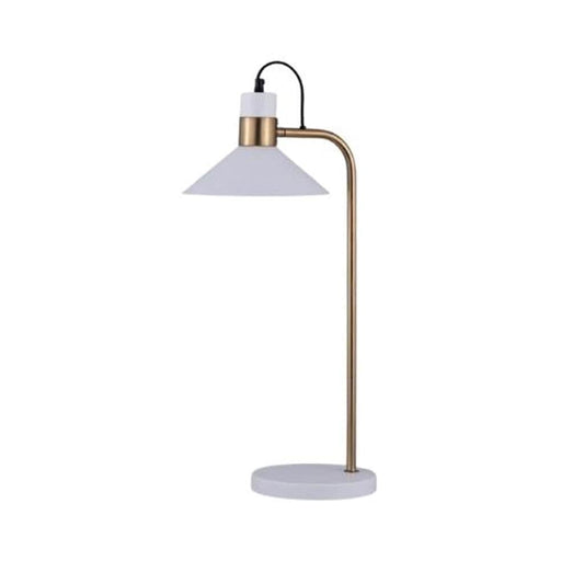 elevenpast table lamp Duke Metal Table Lamp | White and Gold YS2338