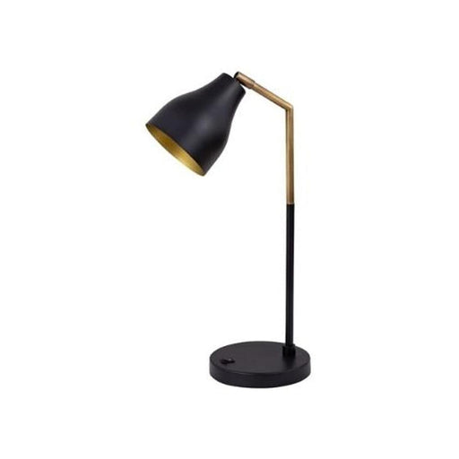 elevenpast table lamp Malone Metal Table Lamp | Black and Gold YS4917