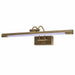 elevenpast Wall Light Fixtures Antique Brass / Small Picture Light Satin or Gold | Small or Medium Z-102-8/AB