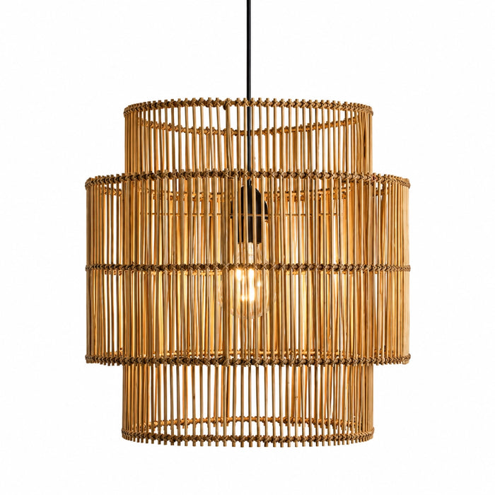Zimbali Natural Woven Pendant Light