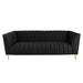 elevenpast couch Black / Three Seater Dallas Two or Three Seater Stripe Couch - Multiple Colours Zoey3SeaterStripeCouchBlack